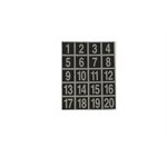 MYLAR ADHESIVE LABEL