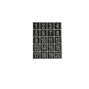 MYLAR ADHESIVE LABEL