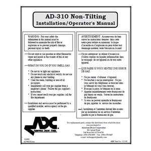 310 NON-TILT INSTALL / OP MAN 95