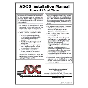 AD-50 INSTALLATION / OPER MANUAL