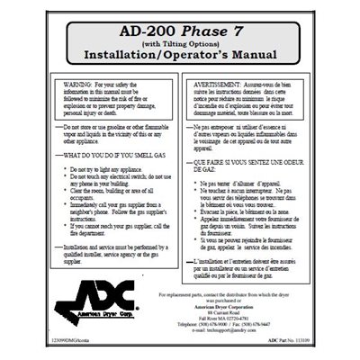 AD200 PH7 TILT INSTAL / OPER MAN