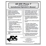 AD200 PH7 TILT INSTAL / OPER MAN