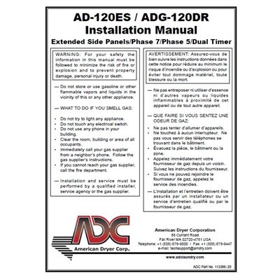 AD120ES PHASE 7 INSTALLATION MANUAL