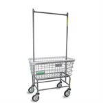 ANIRMICROBIAL LARGE CART W / DBL POLE