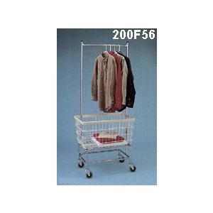 LARGE CAPACITY CART W / DOUBLE POLE RACK ***REPLACED BY 200CFC56C***
