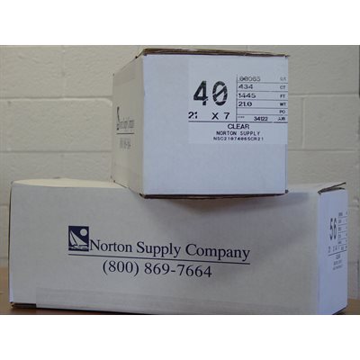 RHINO BAGS 40 GAL, 20X13X39, X HEAVY CLEAR