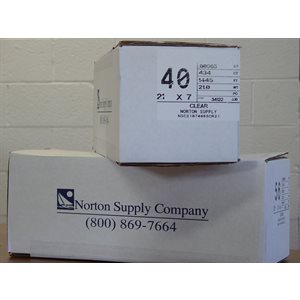 RHINO BAGS 40 GAL, 20X13X39, X HEAVY CLEAR