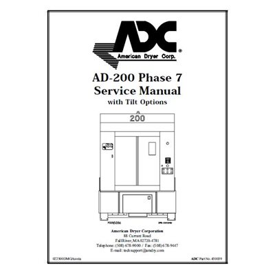 AD-200 PHASE 7 TILT SERVCE MNL