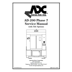 AD-200 PHASE 7 TILT SERVCE MNL