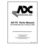 AD-75 PARTS MANUAL