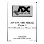AD-100 PARTS MANUAL PH-5