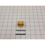 DOUBLE MALE WATER HOSE COUPLING, BRASS FOR F200164