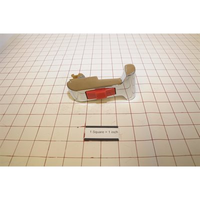 IPSO DOOR HANDLE- RED BUTTON