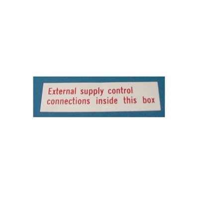 DECAL,EXT SPLY,CTRL