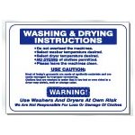 WASHING & DRYING INSTRUCTION